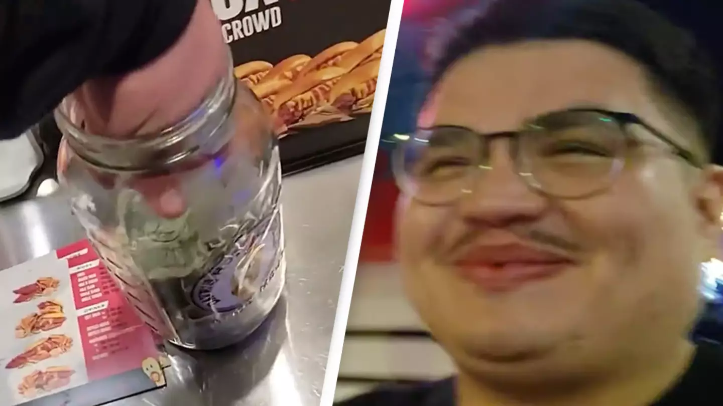 Streamer films himself stealing money from restaurant tip jar to buy food