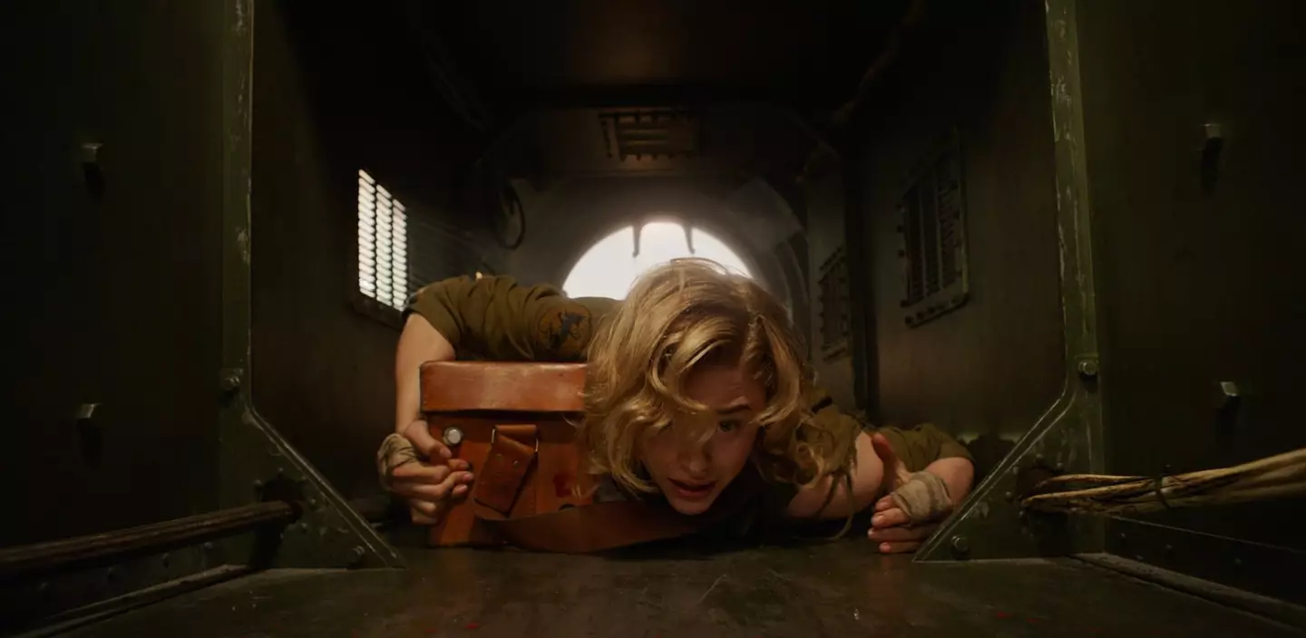 Chloë Grace Moretz stars in 2021 movie. (Vertical)