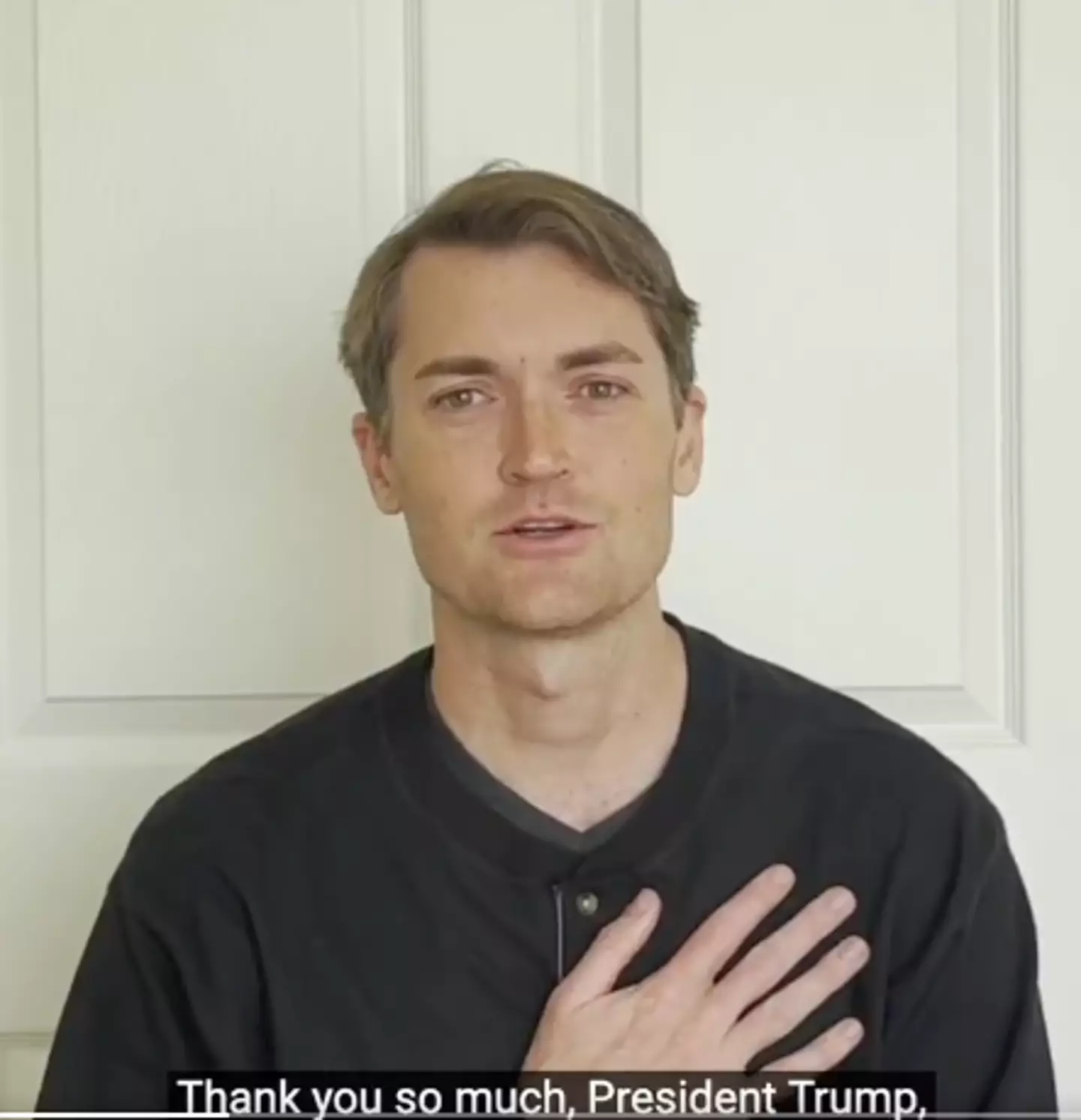 He was grateful to the president (Twitter/@RealRossU)