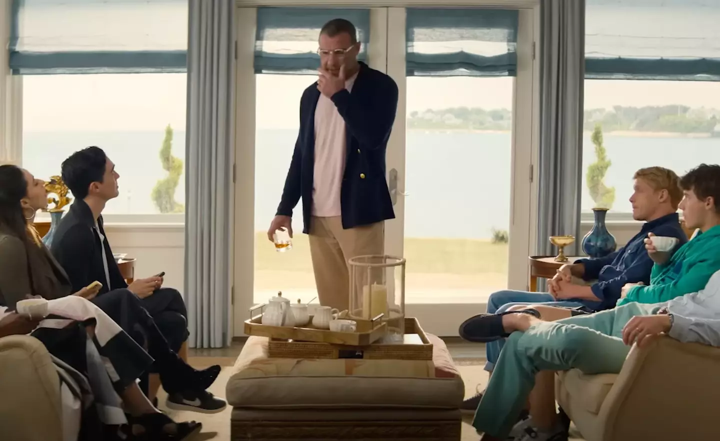Liev Schreiber plays the family Patriarch, as well the husband of Nicole Kidman (Netflix)