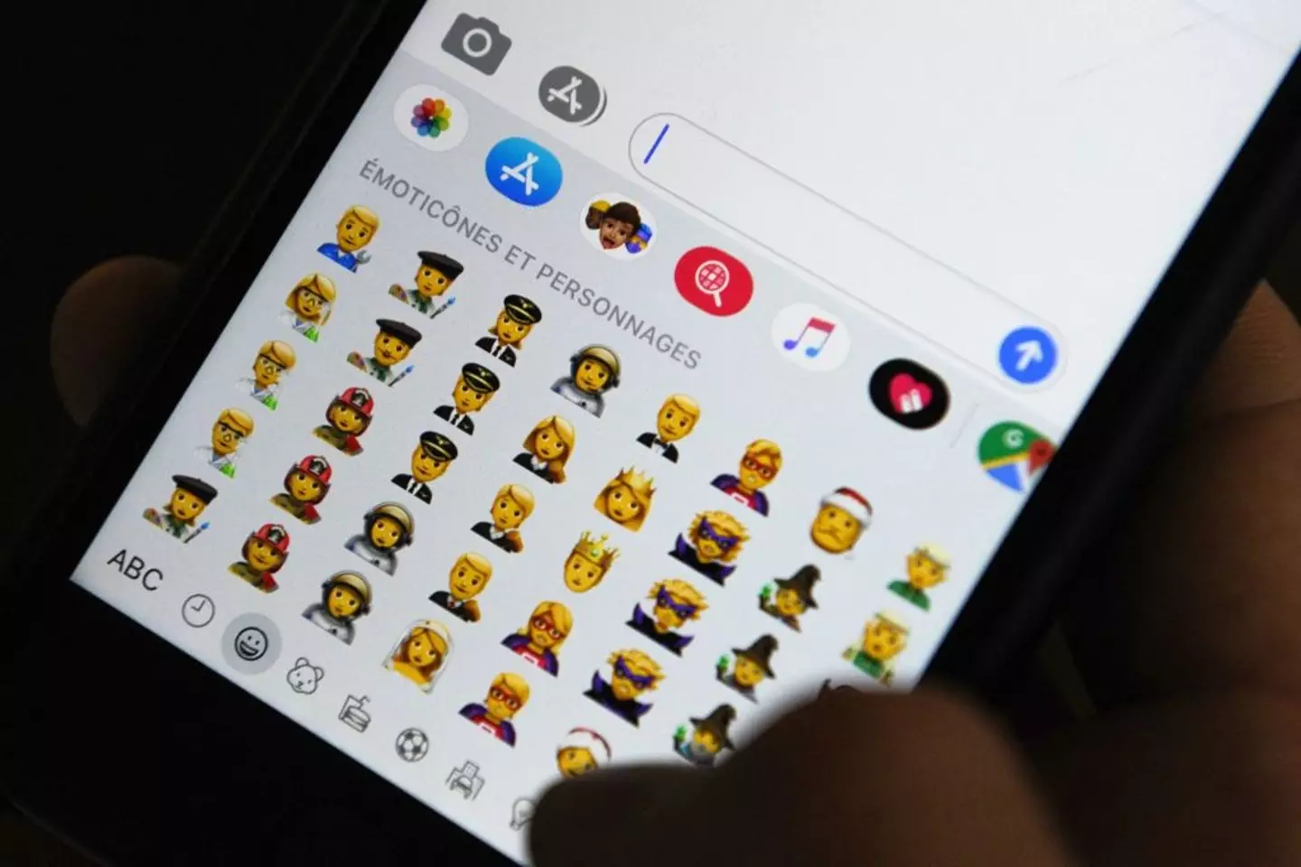 Experts warn there is a secret code in emojis (TENGKU BAHAR/AFP via Getty Images)