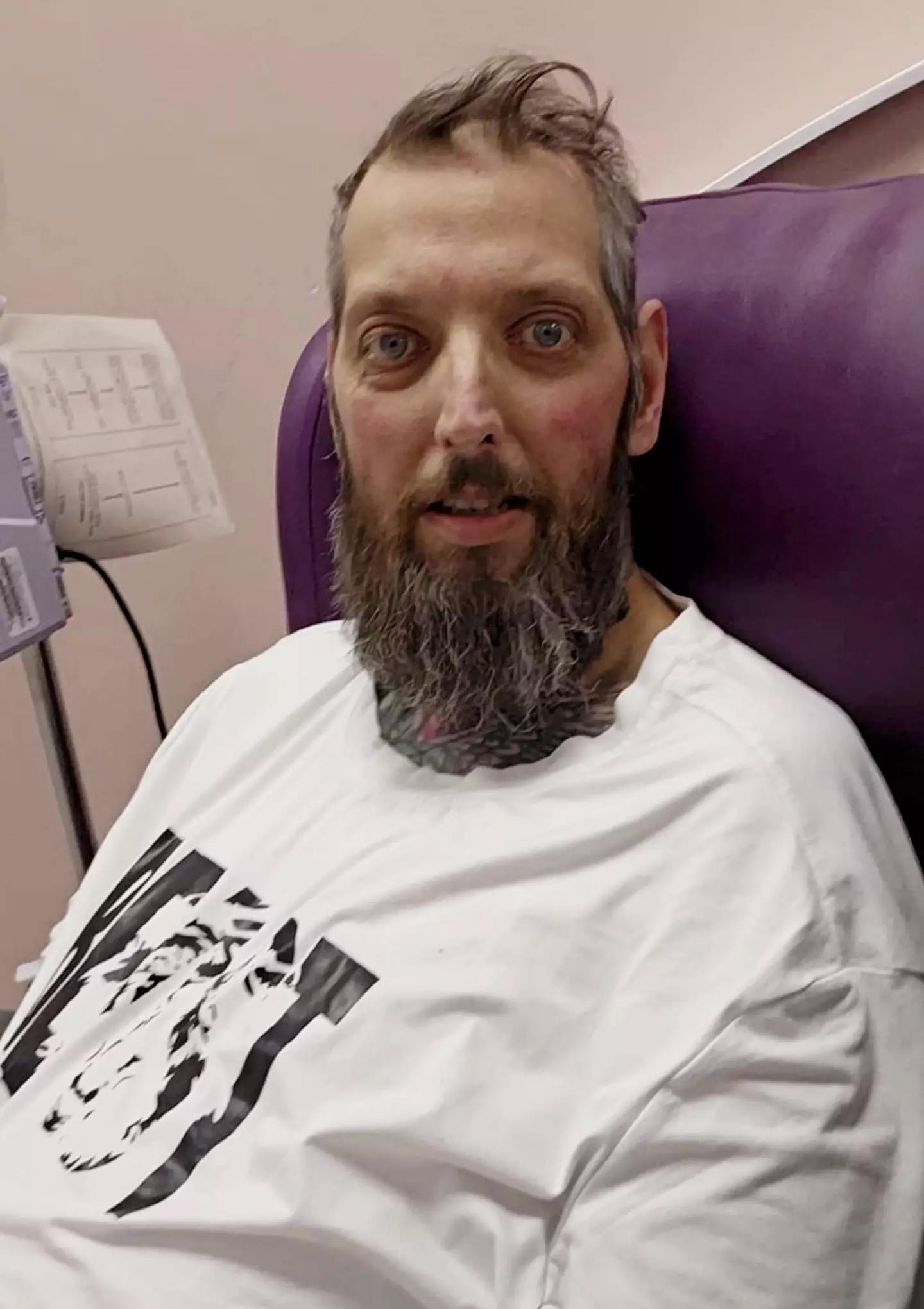 Kev Coles has been given 'weeks to a few months to live' (SWNS)