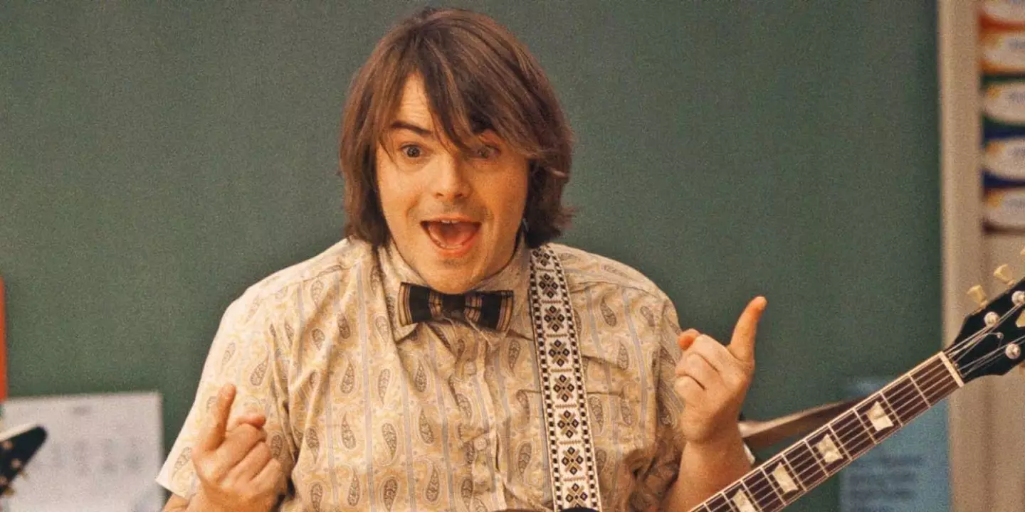 Jack Black in School of Rock.