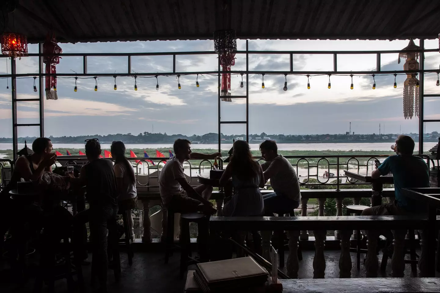 Laos is popular with younger travelers for its cheap prices and beautiful scenery (Taylor Weidman/Bloomberg via Getty Images)