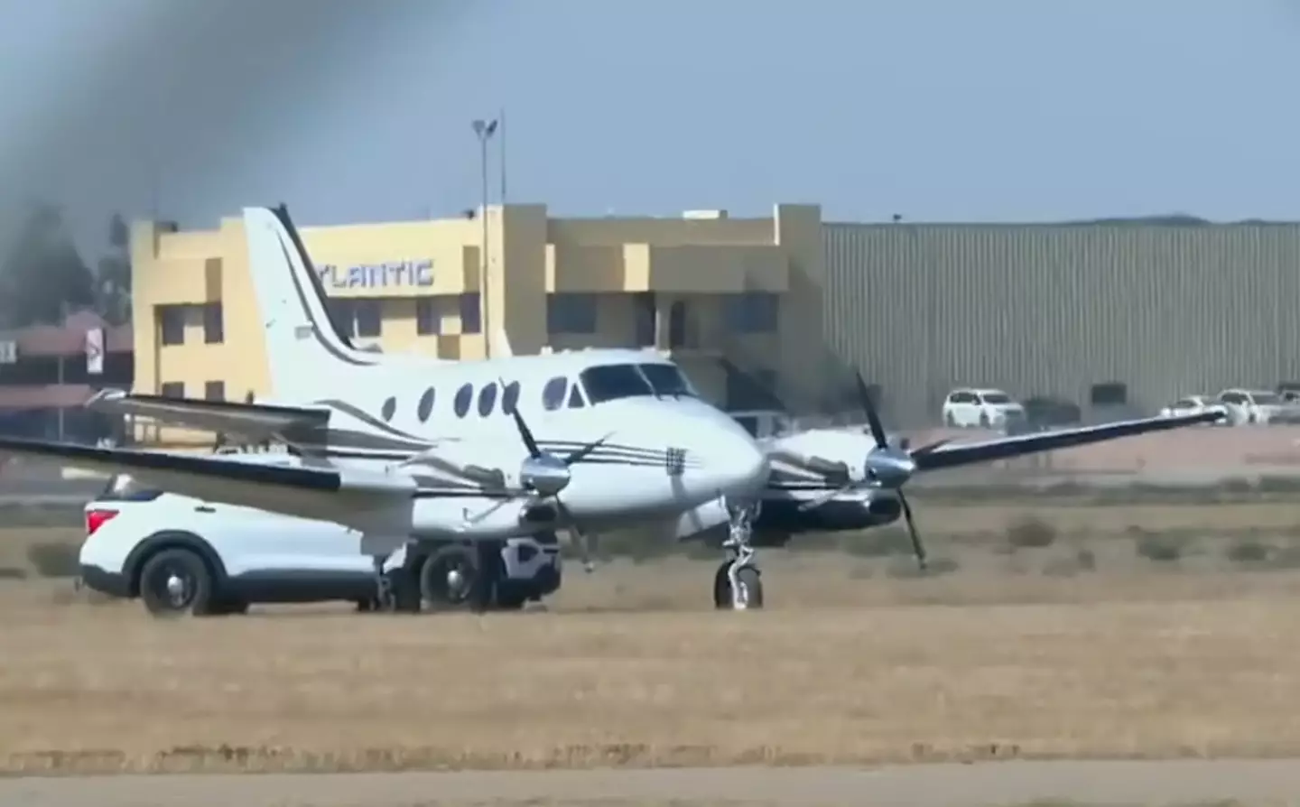 Yvonne amazingly managed to land the plane undamaged and herself unharmed (ABC News)