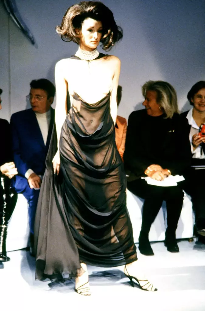 It was a replica of Mugler's 1998 Spring dress (Photo by Giovanni Giannoni/Penske Media via Getty Images)