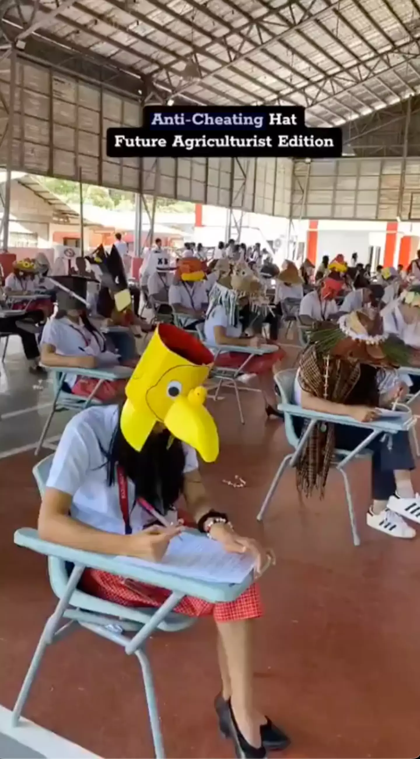 There were some very creative hats there.