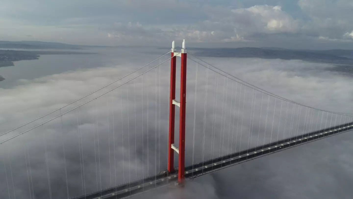 The bridge connects Europe and Asia. Why are more people not talking about this?! (Burak Akay/Anadolu via Getty Images)