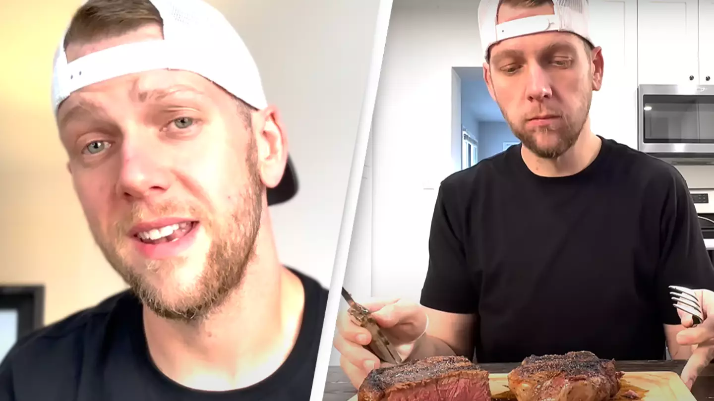 Man who only ate red meat and eggs for entire year explains why he decided to quit despite it ‘changing his life’