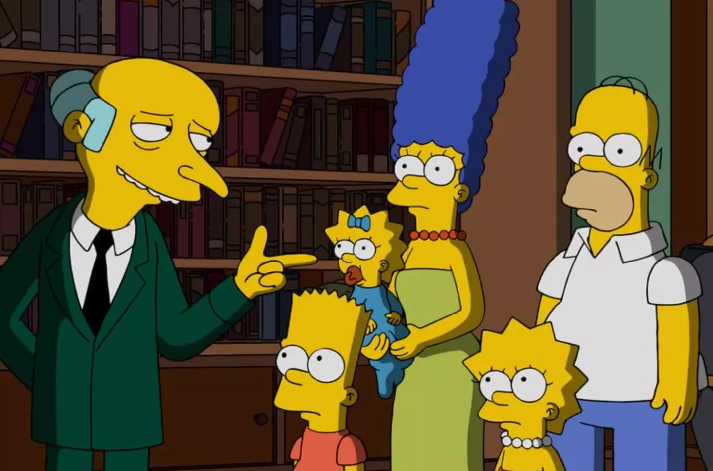 Fans noticed noticeable changes in Mr Burns' voice. (Fox/Disney)