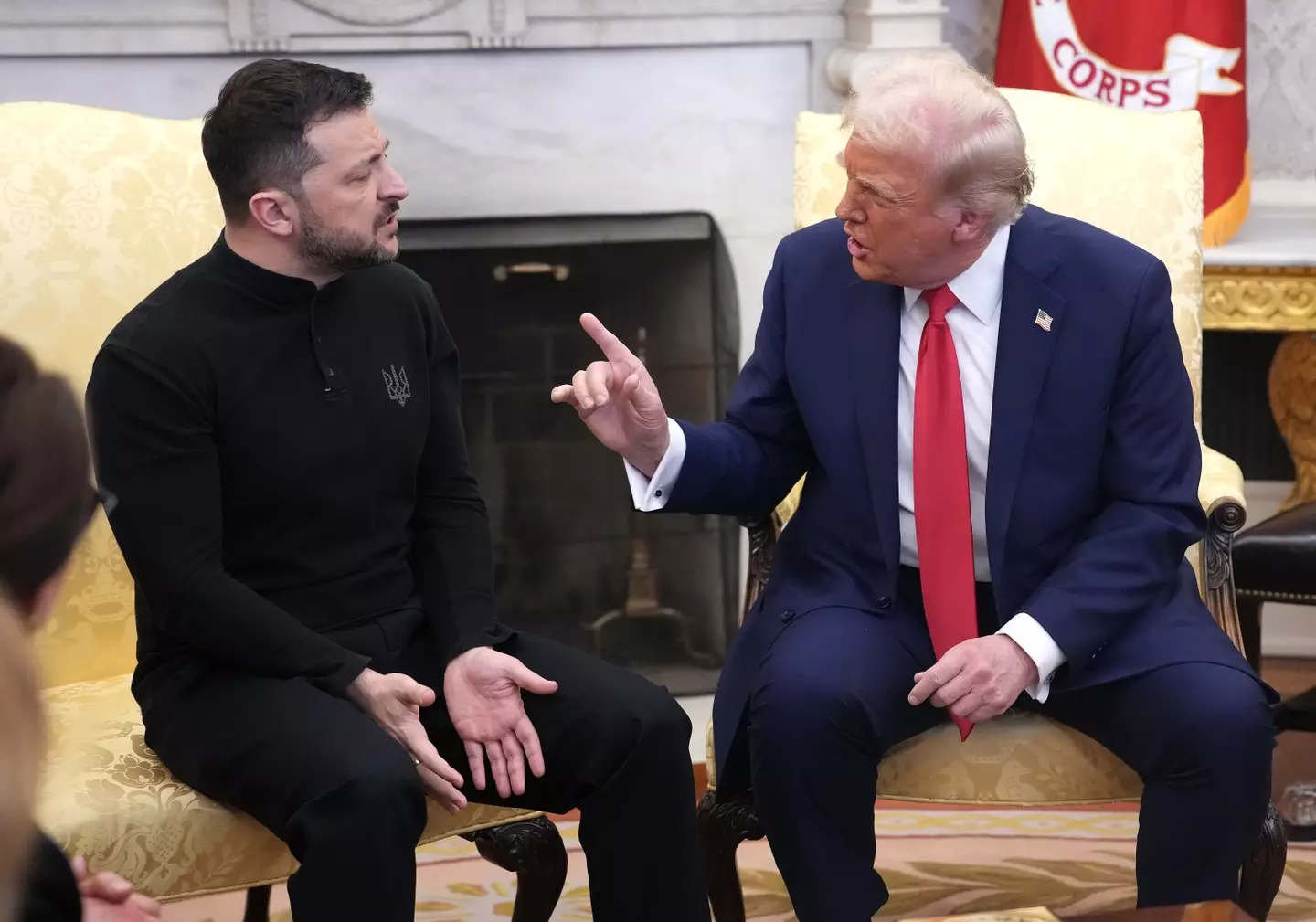 Following his spat with Trump, Zelensky issued a statement saying he was dedicated to finding a peaceful resolution(Andrew Harnik/Getty Images)