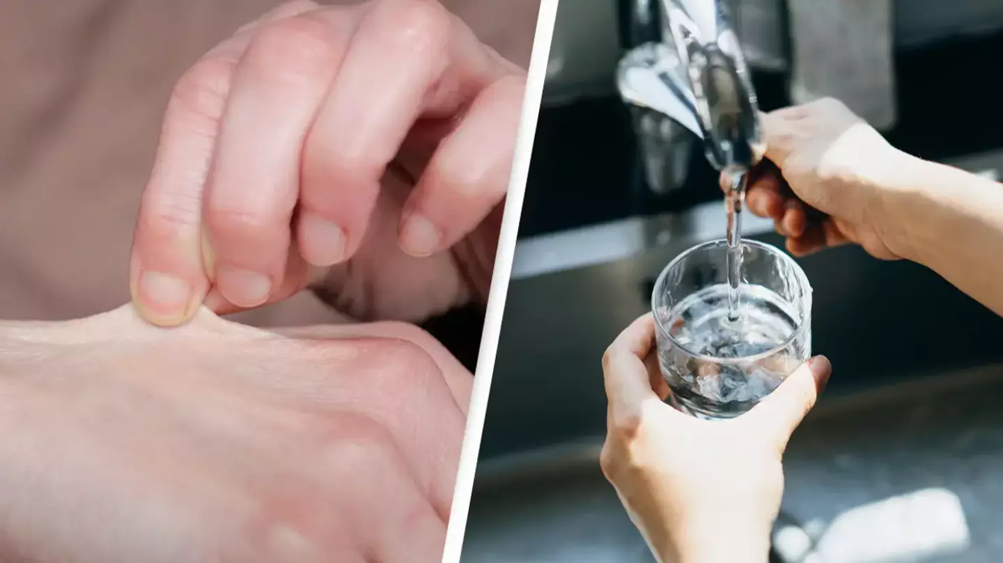 Doctor reveals simple 'pinch test' that can tell if you're dehydrated within seconds