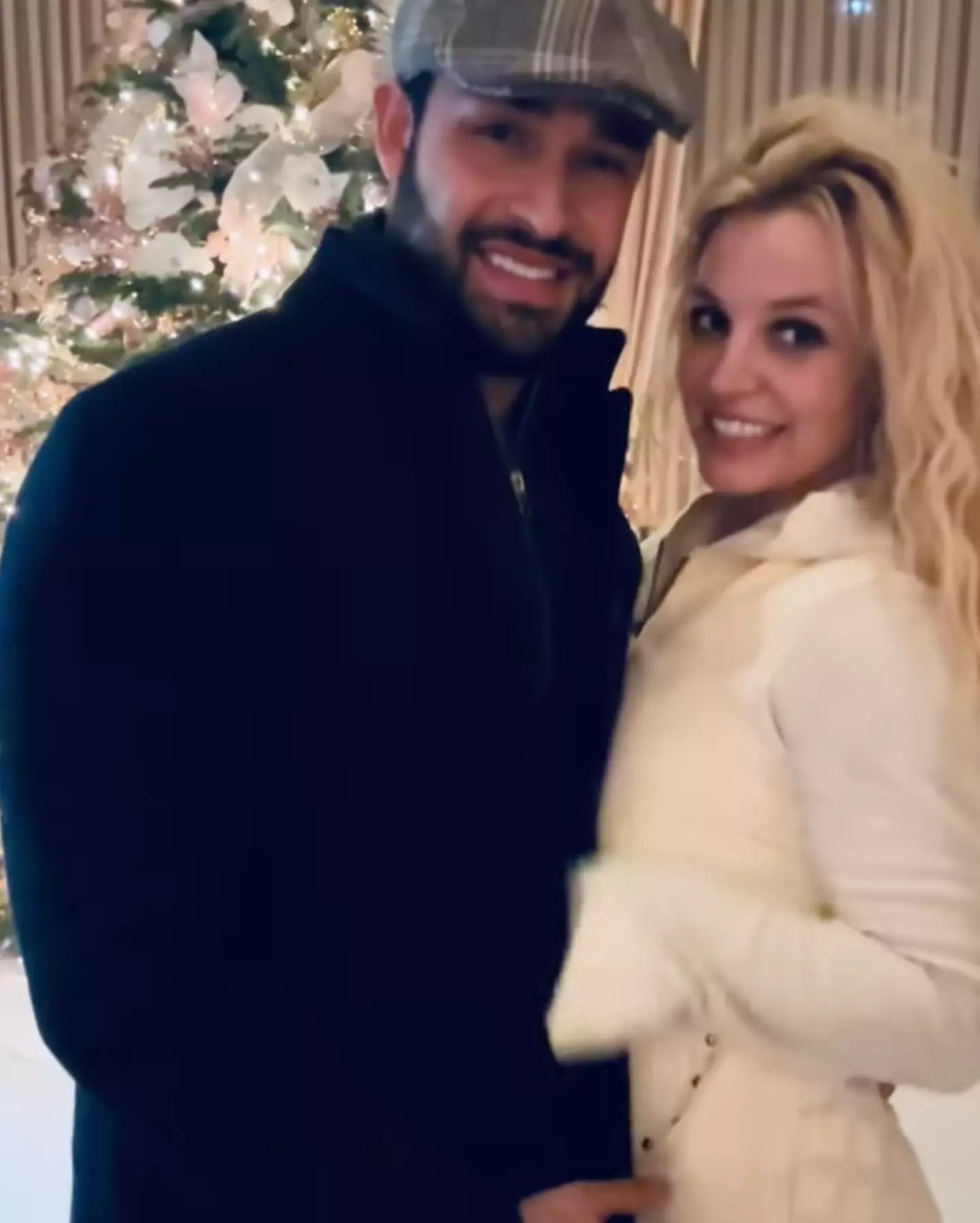 Sam Asghari and Britney Spears.