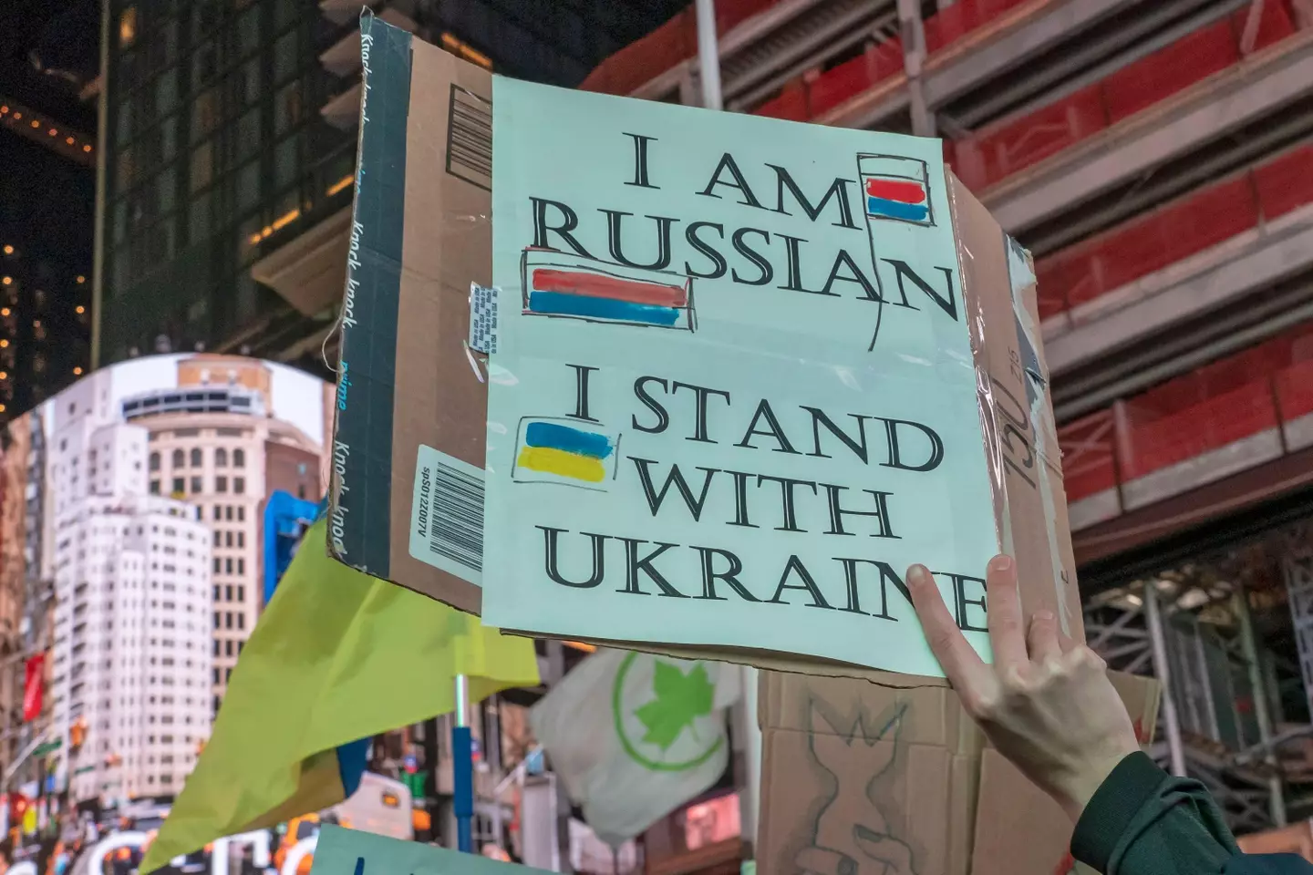 Russians have protested against Putin's war in Ukraine.