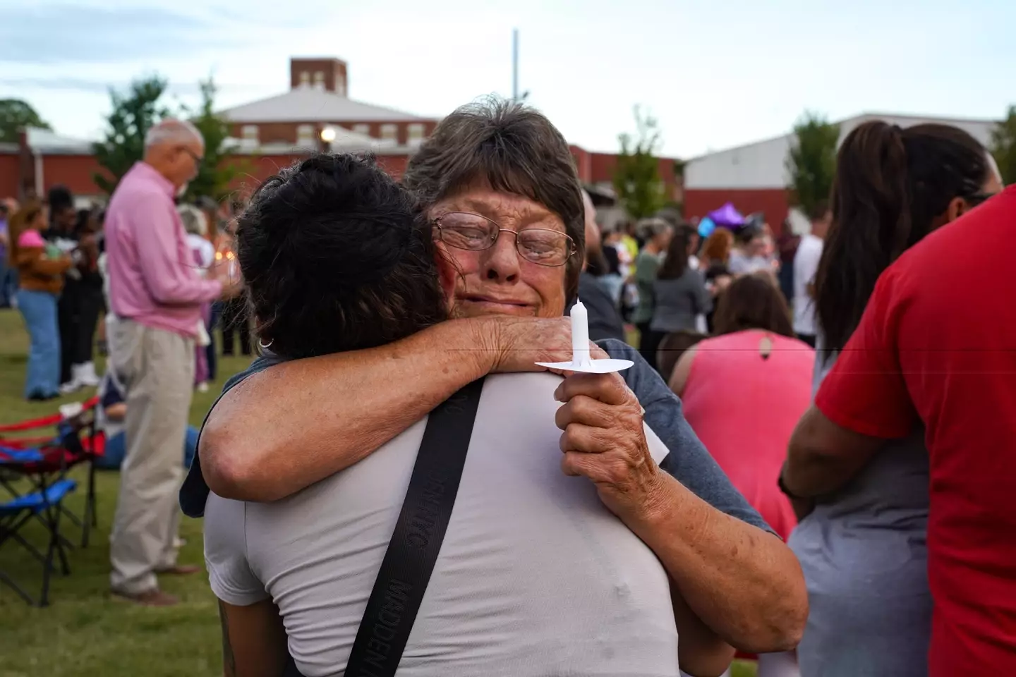 The Apalachee community has been mourning the tragedy. (Megan Varner/Getty Images)