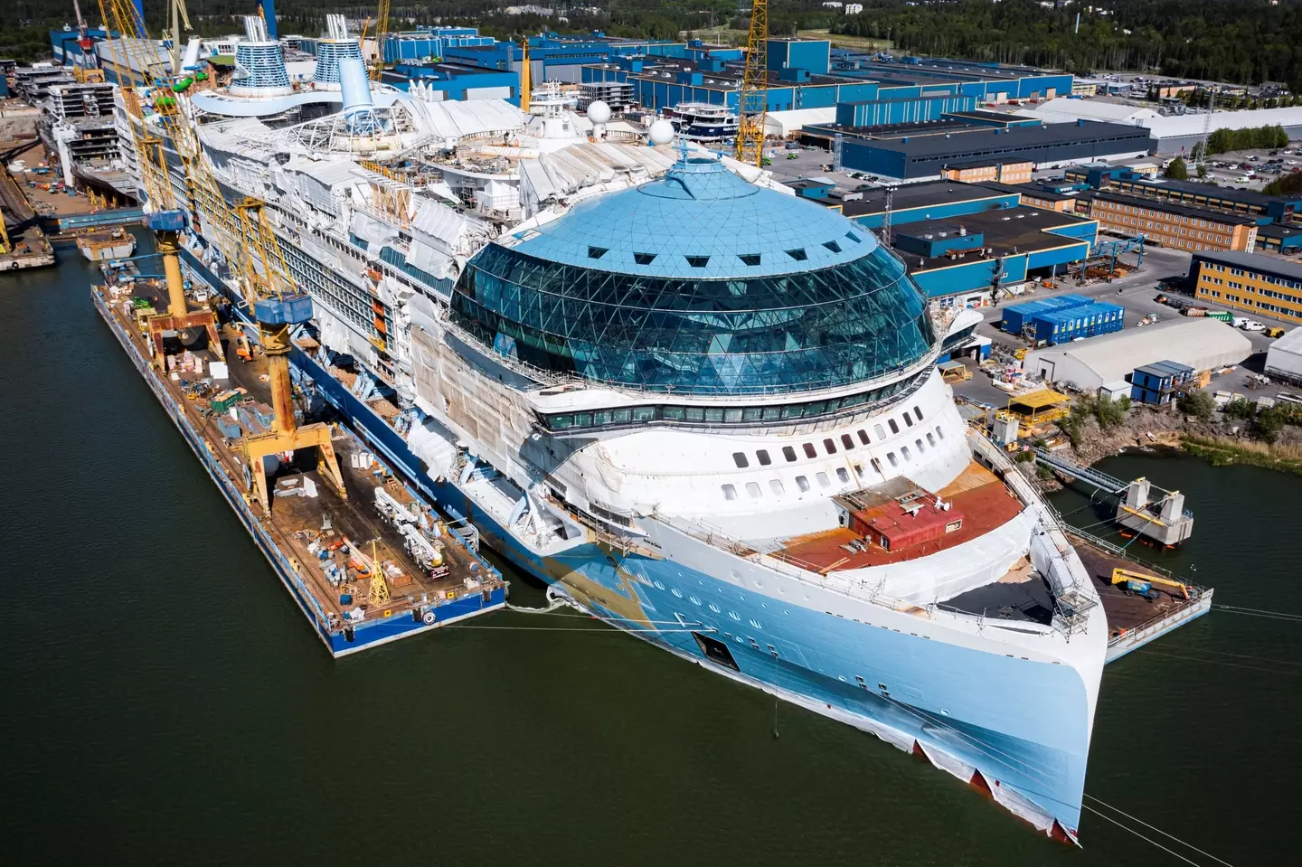 The enormous Icon of the Seas took over 2 years to create.