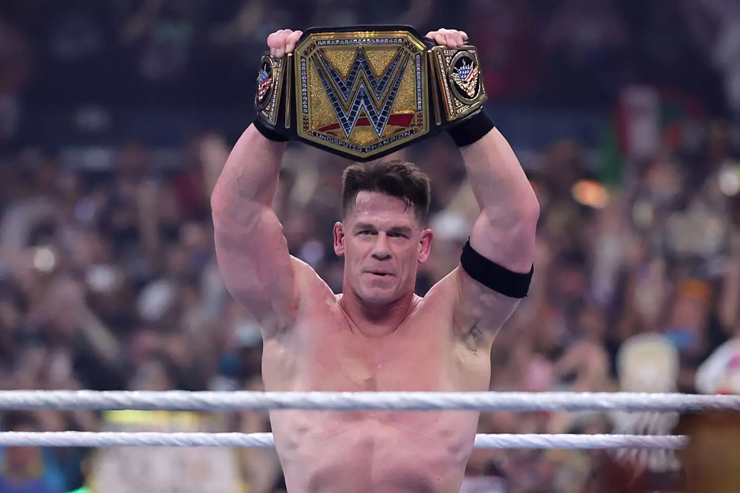John Cena made history with his recent WWE win (Ethan Miller/Getty Images)