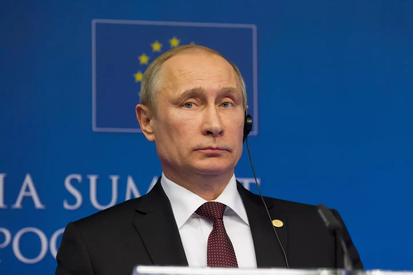 Vladimir Putin has warned against intervention in the war.