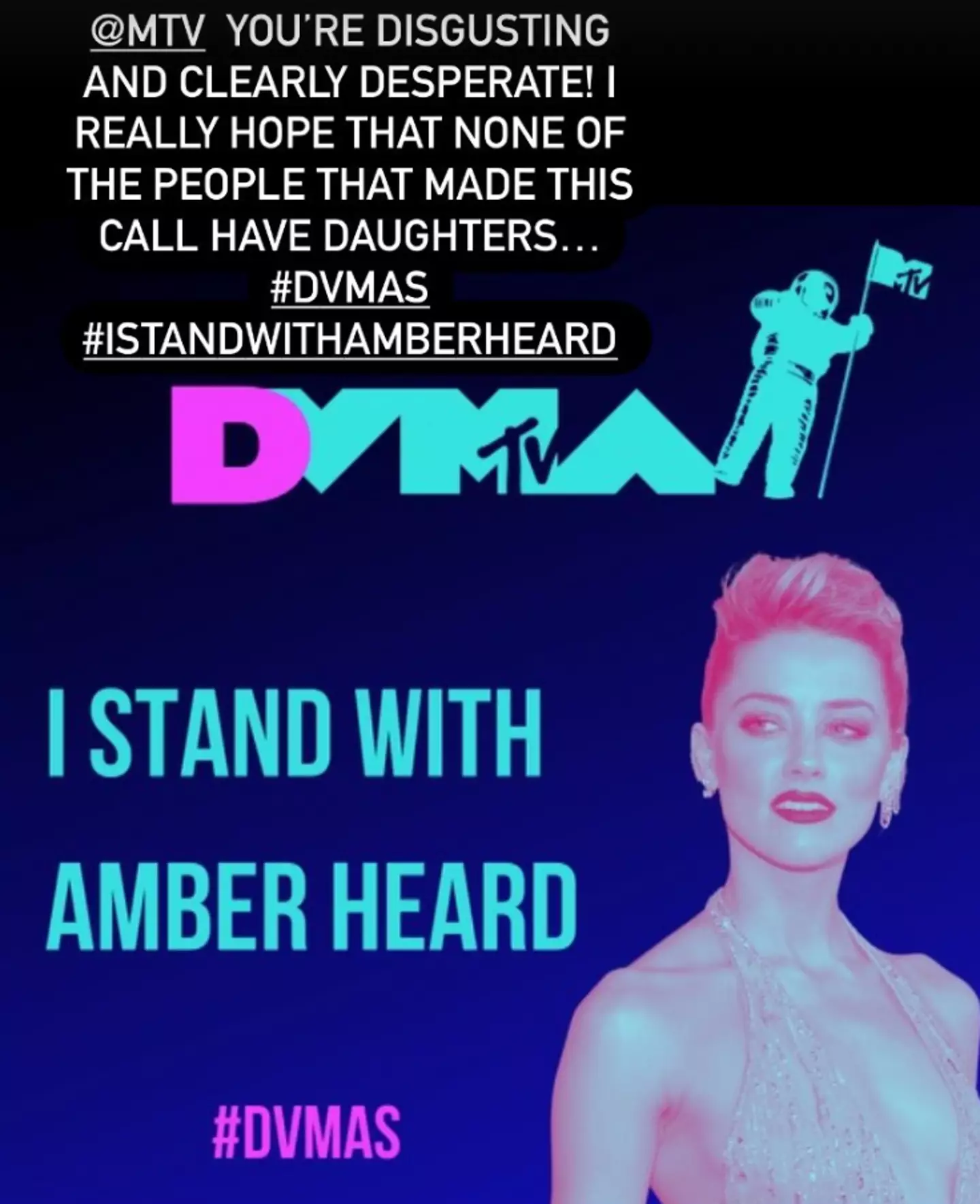 Whitney Heard called out the VMAs.