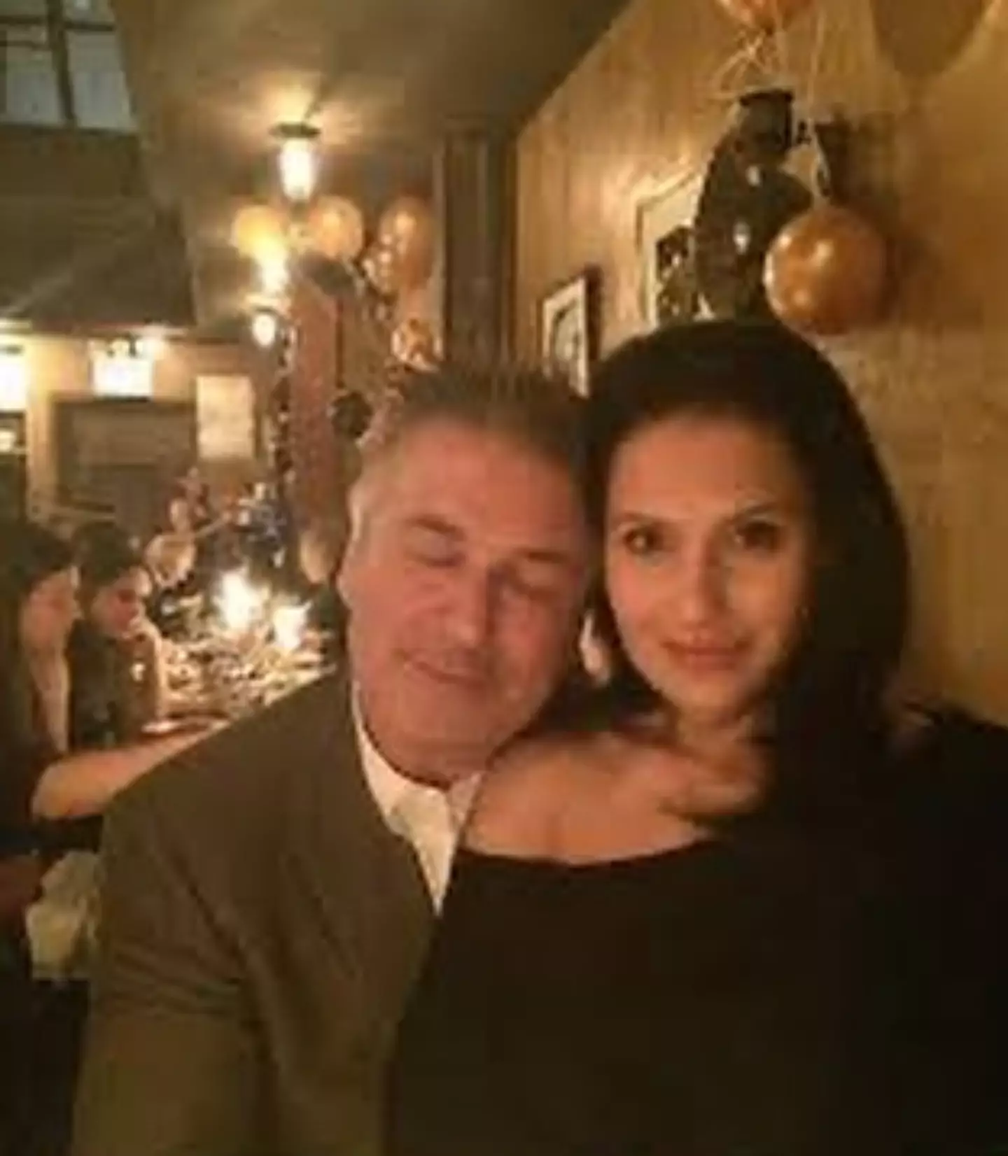 Alec Baldwin posted the photo following yesterday's decision.