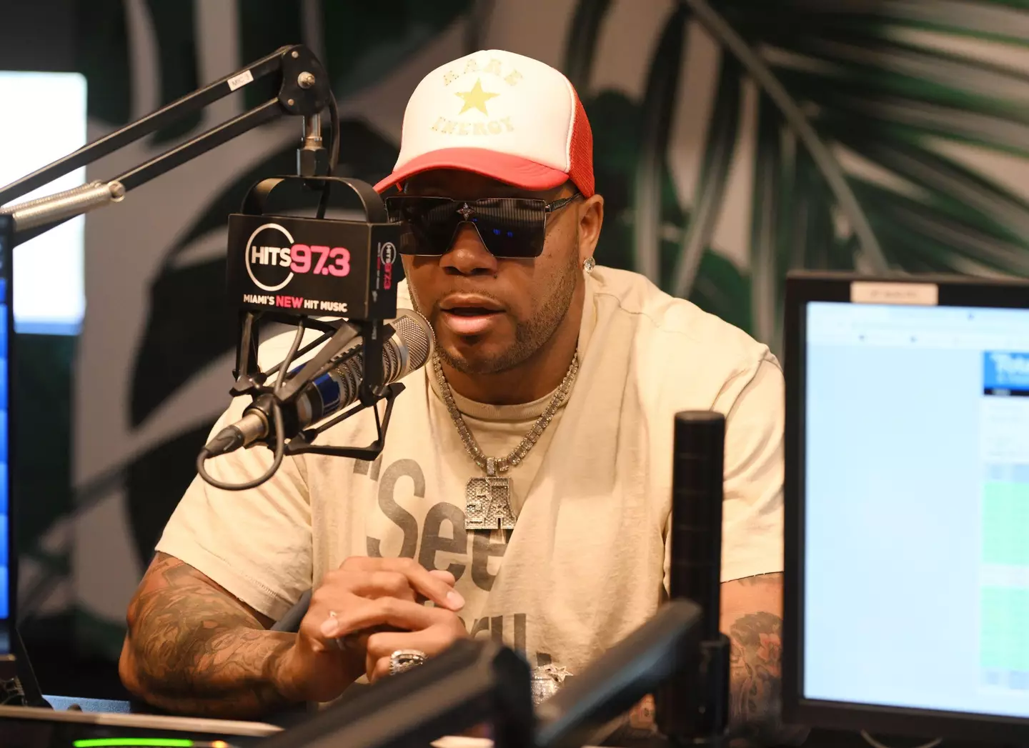 Flo Rida's six-year-old son has miraculously survived falling out of a five-story New Jersey apartment window.