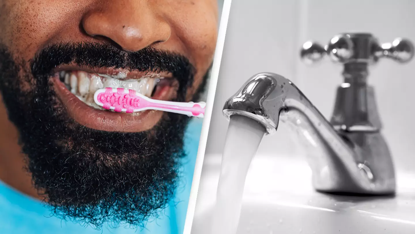 Man sparks debate over whether you should brush your teeth with warm water