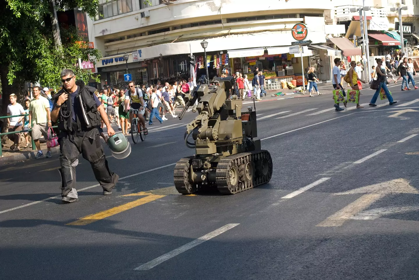 A robot has previously been used as a weapon in Dallas in 2016.