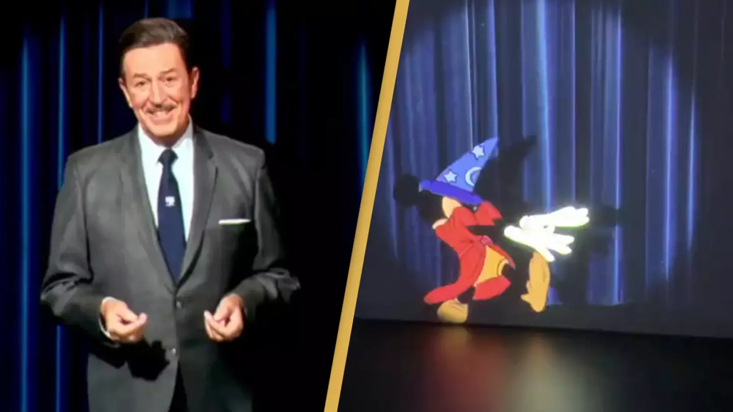 People shocked as Walt Disney 'comes back from the dead' to celebrate Disney's 100th anniversary
