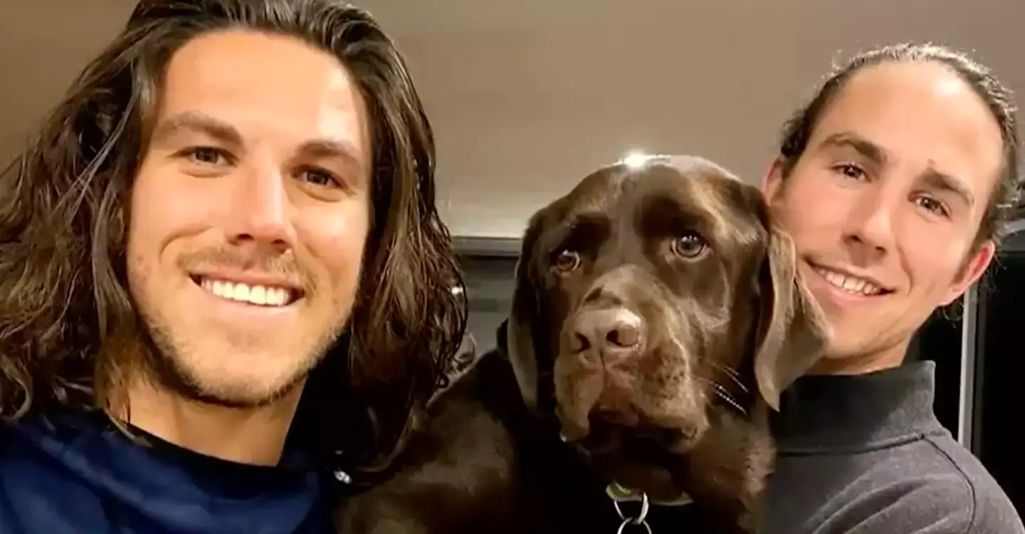 The Robinson brothers had been on a surfing trip (9News)