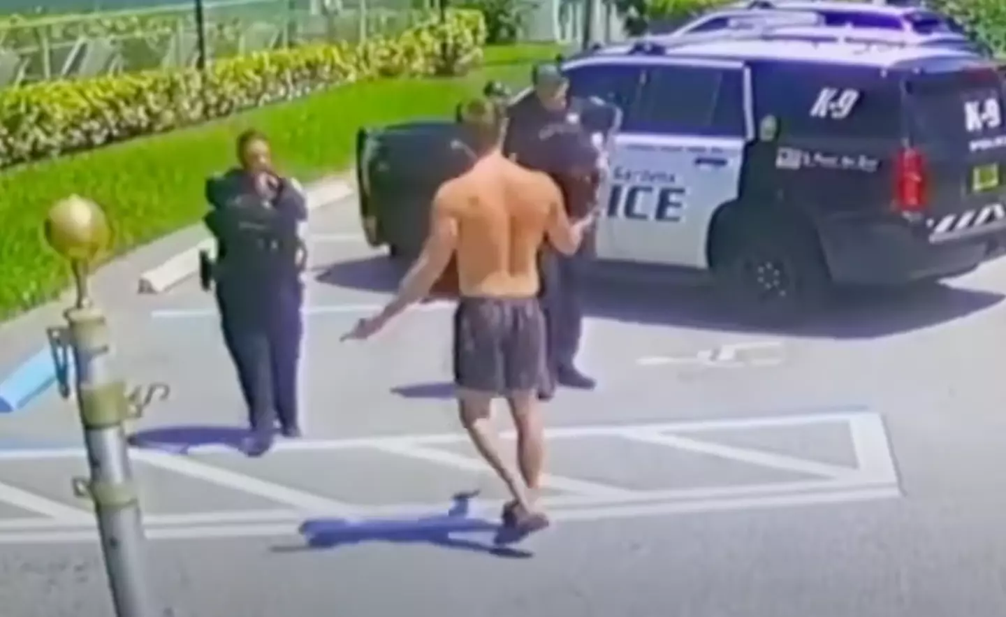 Officer Bethany Guerriero pulled a gun on Ryan Gould. (WPTV News Channel 5)