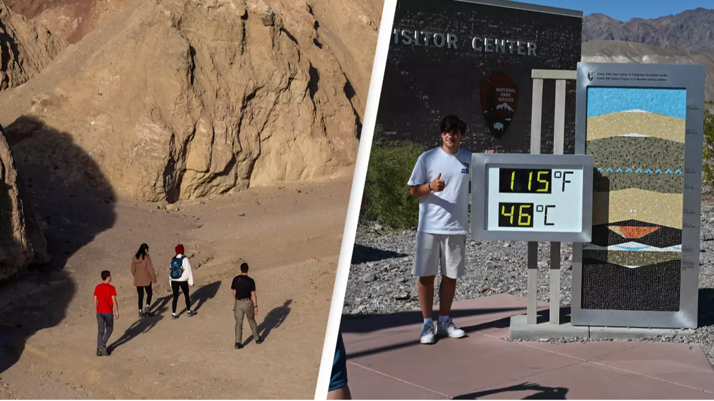 Tourists are flocking to Death Valley to experience possible world record heat of 131 degrees