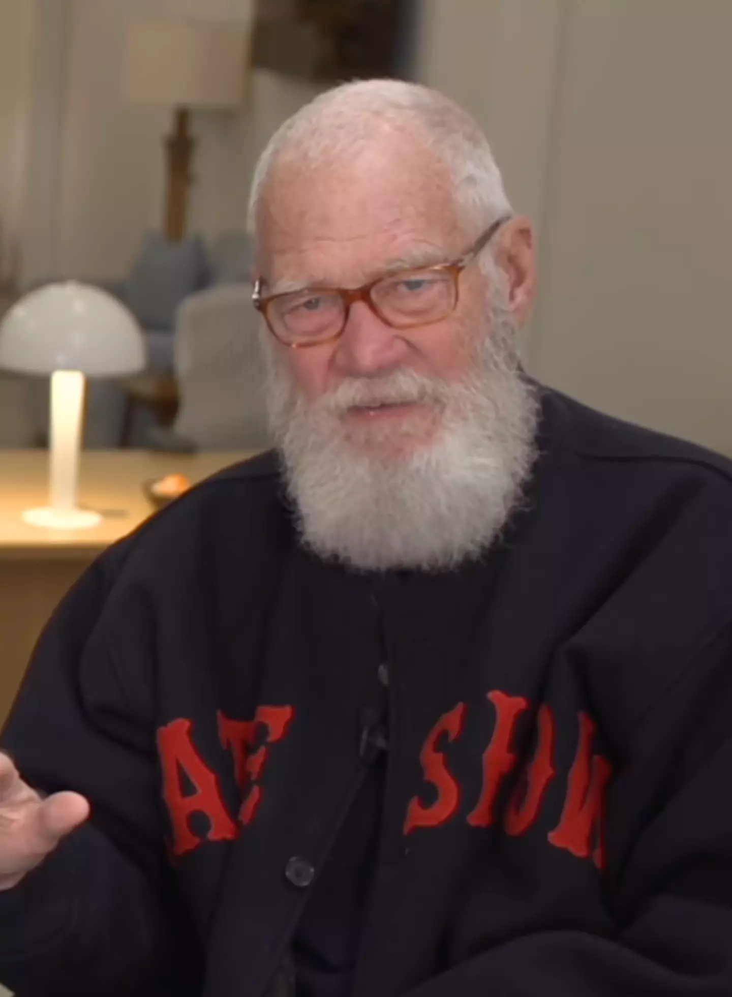 Letterman said he was sick and tired of the critics.