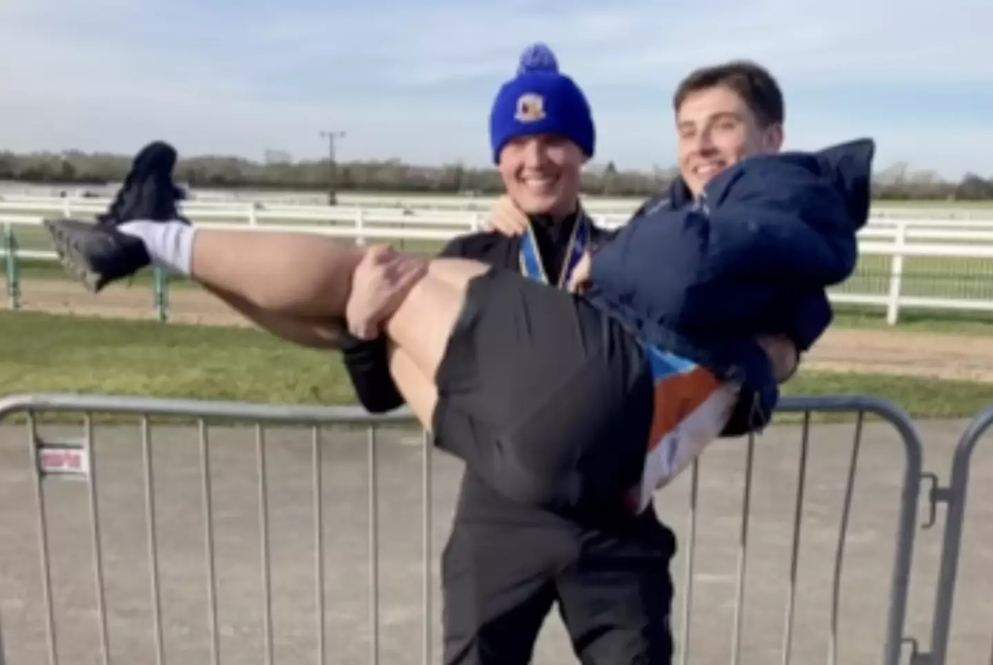 Jordan has also run marathons to help raise money for research into the condition (GMB/YouTube)