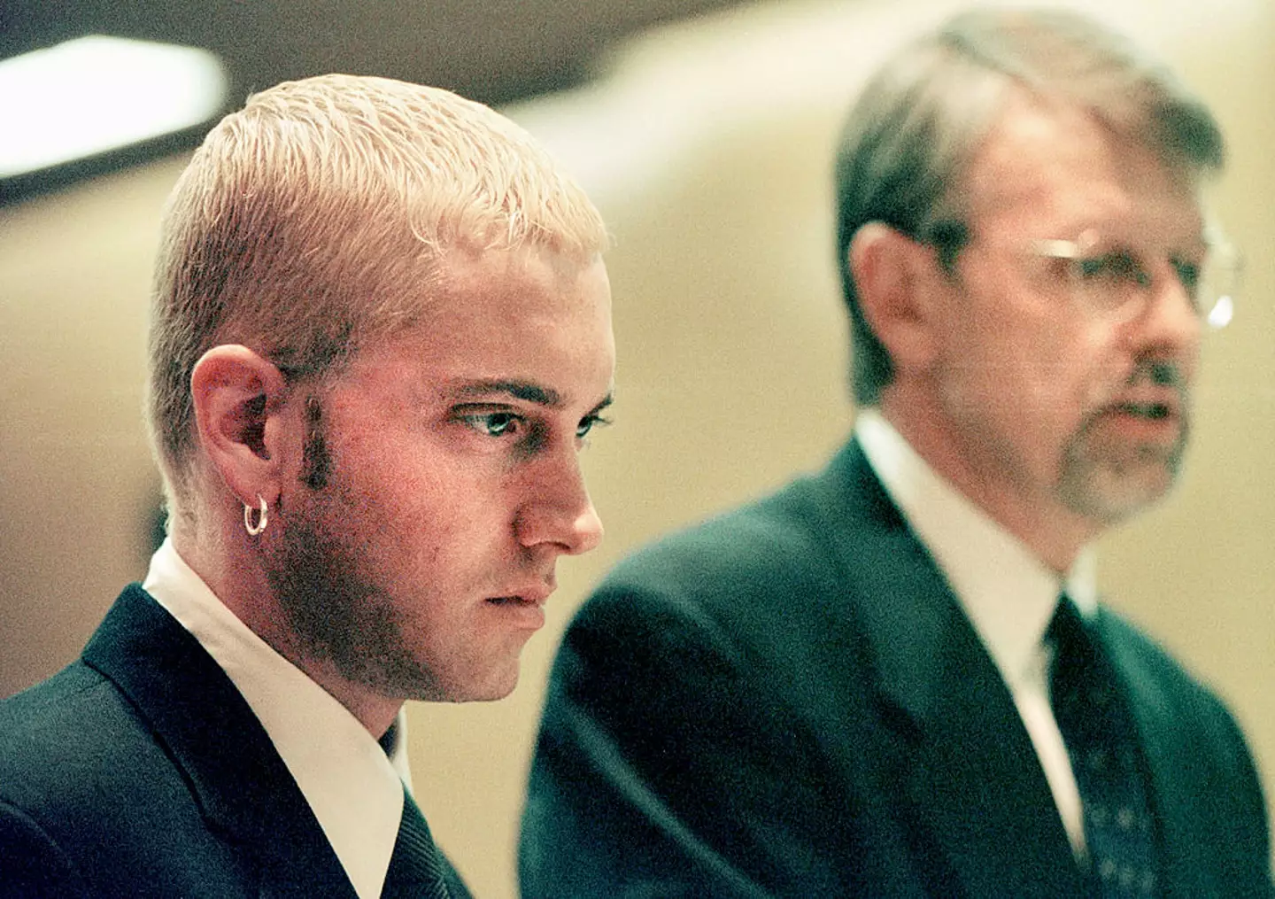 Eminem allegedly pulled a gun during an argument with a rival rap group (Bill Pugliano/Getty Images)