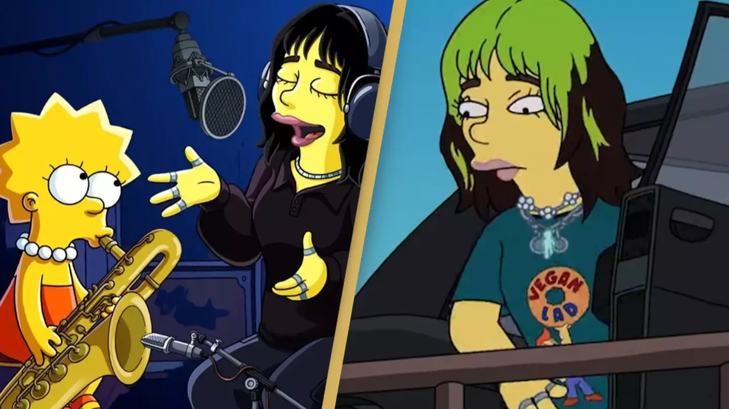 Something Simple About Billie Eilish And Lisa Simpson's Friendship Doesn't Make Any Sense