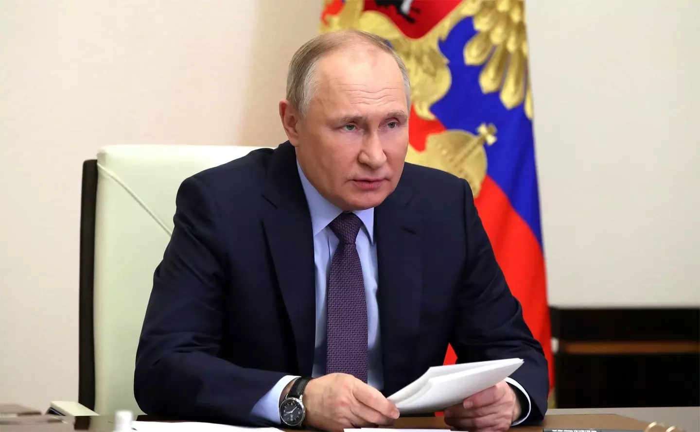 Russian leader Vladimir Putin invaded Ukraine in February.