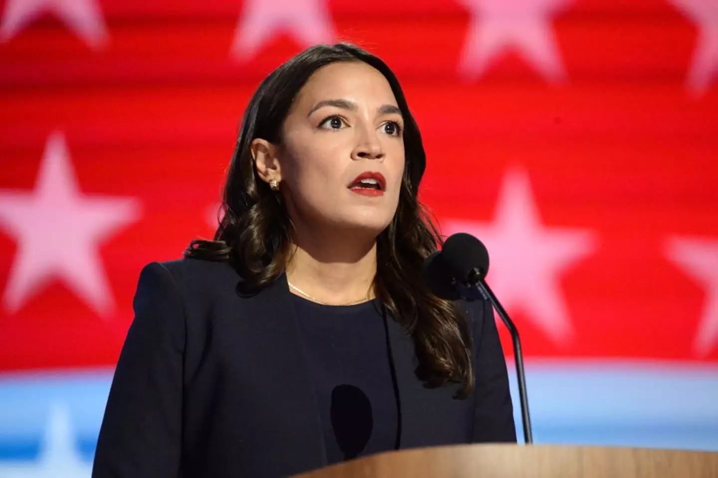 Alexandria Ocasio-Cortez has issued a warning about the bill (Jacek Boczarski/Anadolu via Getty Images)