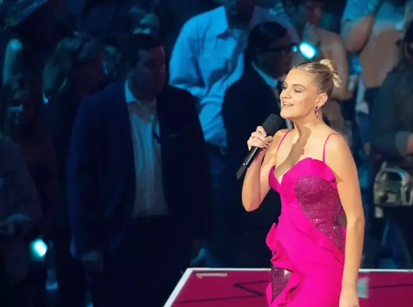 Kelsea Ballerini wasn't upset at Nick Jonas and instead said it was 'awesome' that she got to perform with him.