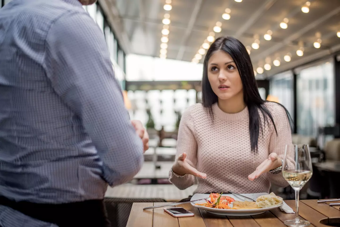 'Karens' typically complain about food when out for a meal (Getty stock)