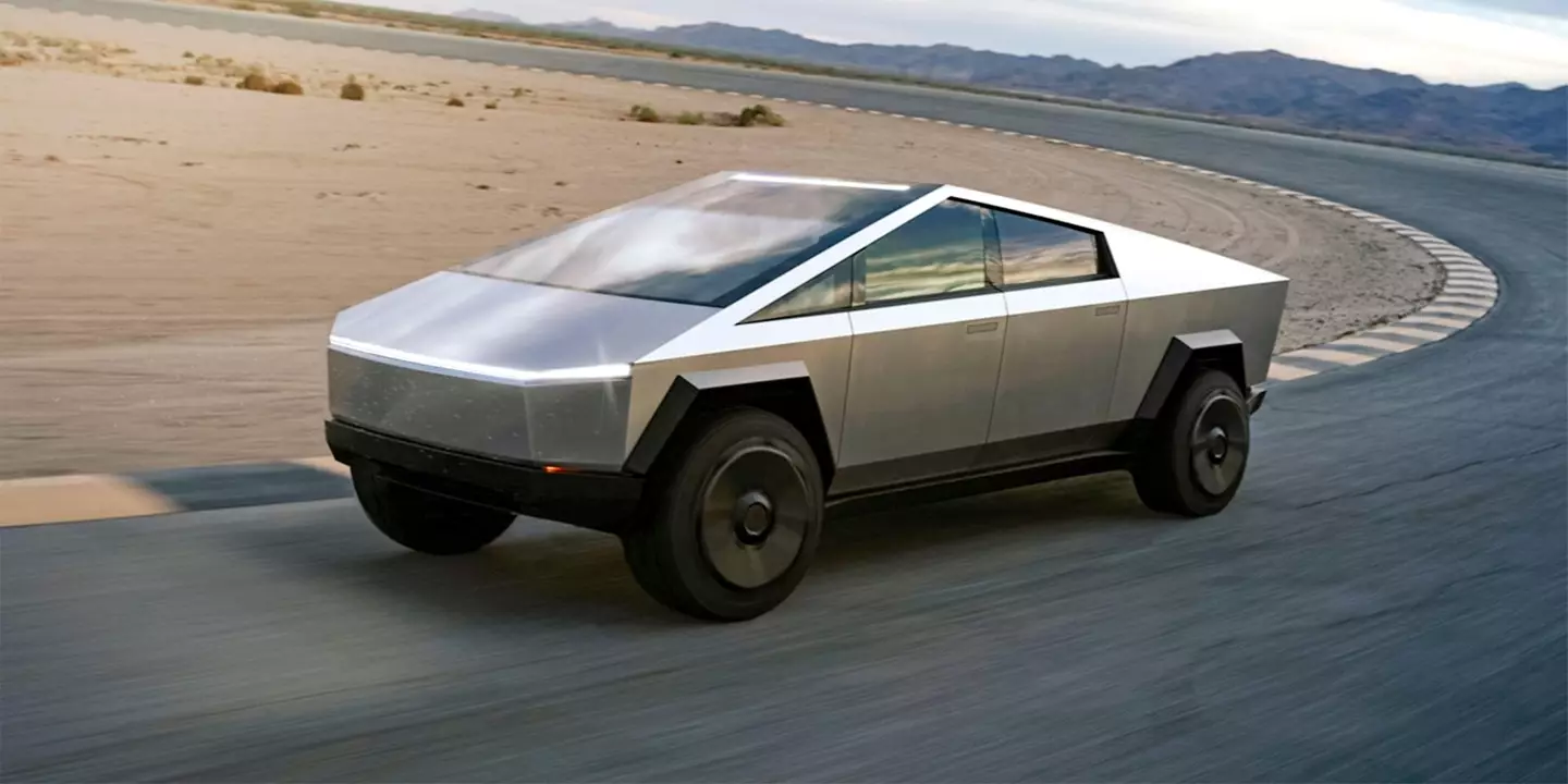 The Tesla Cybertruck.