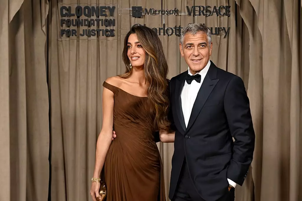 Amal and George Clooney share eight-year-old twins together (Jeff Spicer/Getty Images for The Clooney Foundation For Justice )