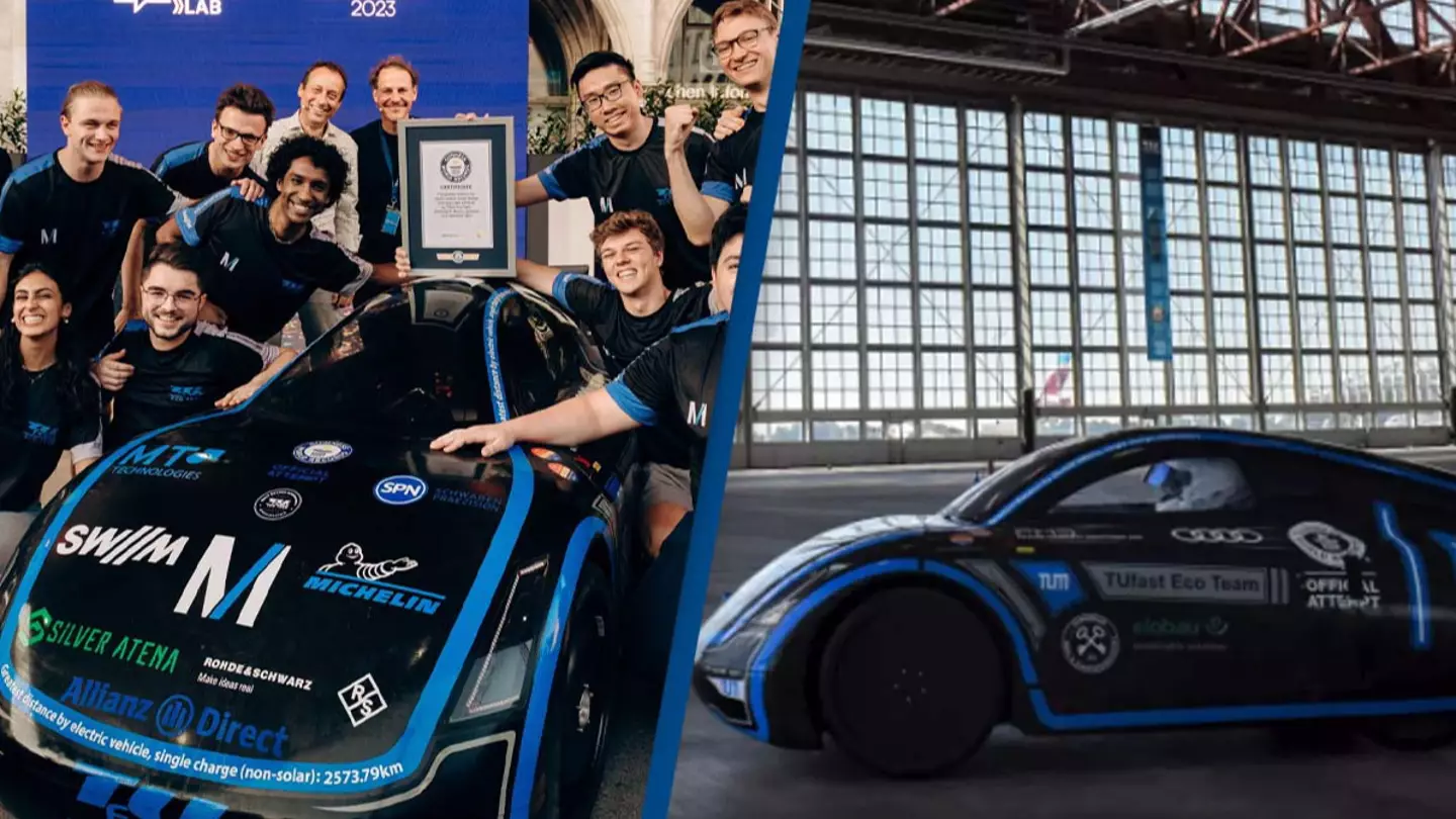 Students smash EV world record by building car that goes 1,600 miles on just one charge