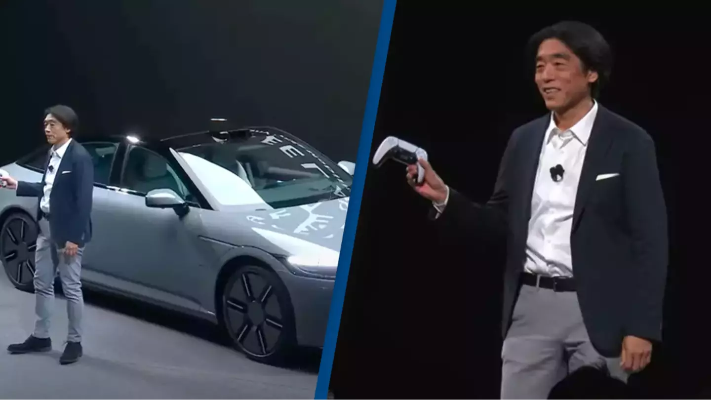 Sony unveils new car that can be driven using PS5 controller