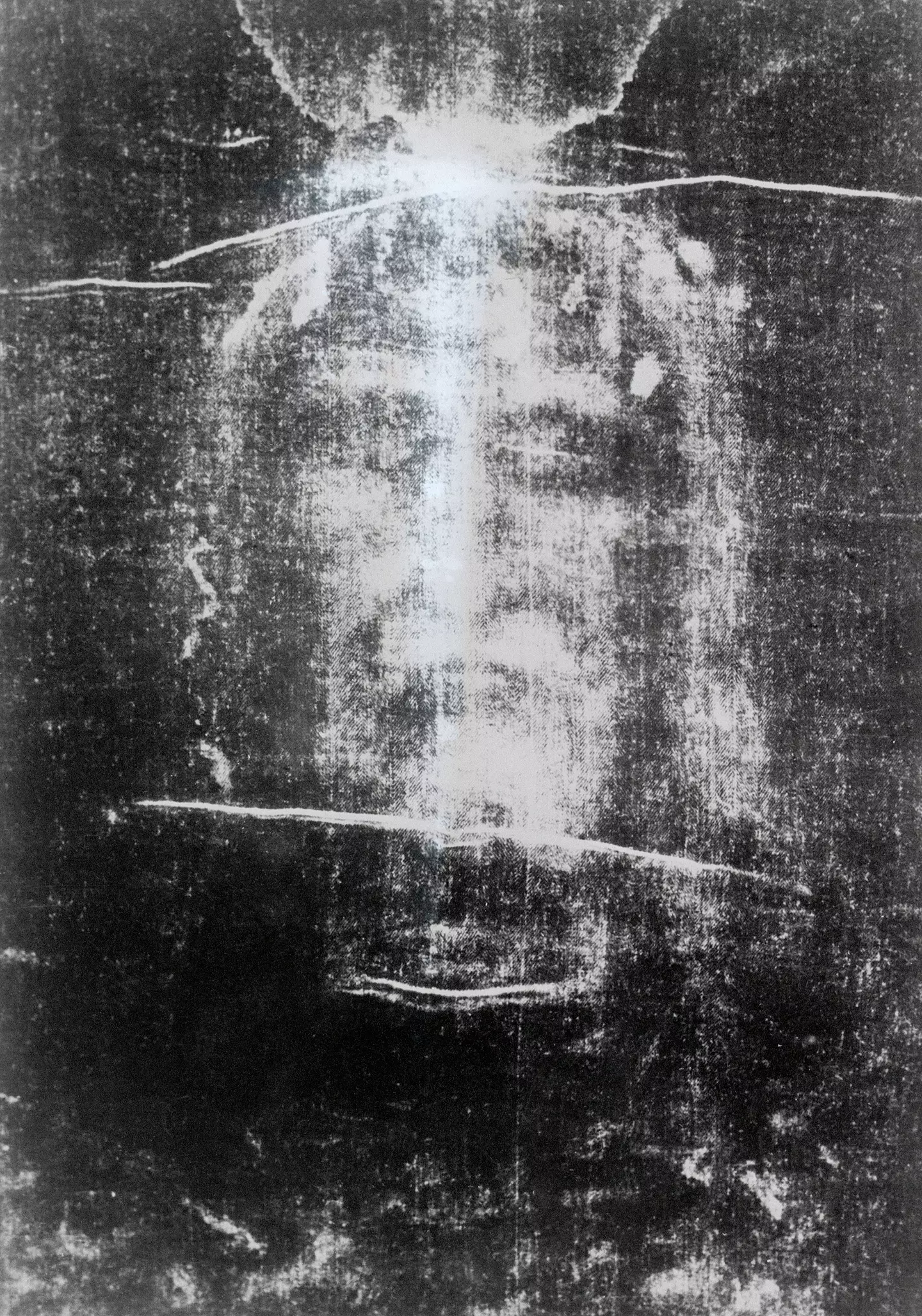 The Shroud of Turin (Getty Images/ Bettmann)