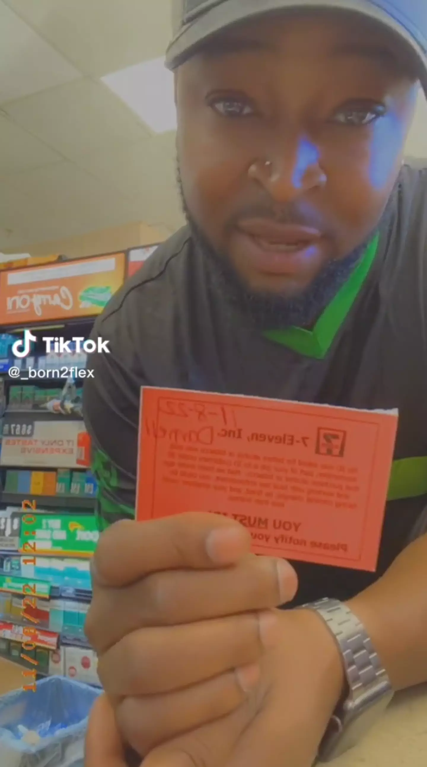 The worker said he doesn't want the job anymore anyway.