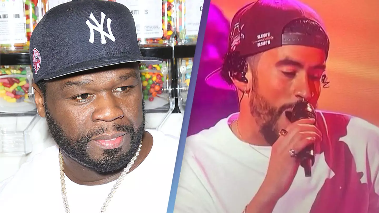 50 Cent blasts the Grammys over Bad Bunny performance subtitles
