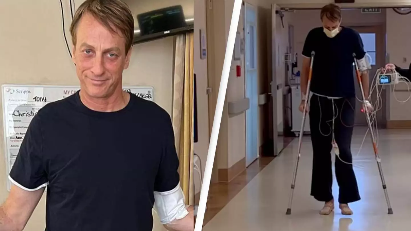 Tony Hawk Walks Unaided Nine Days After Accident