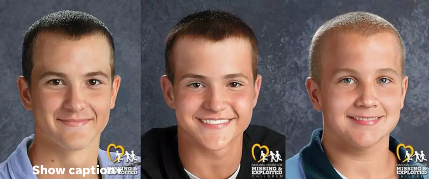 Aged-up images of the three missing boys (National Center for Missing & Exploited Children)