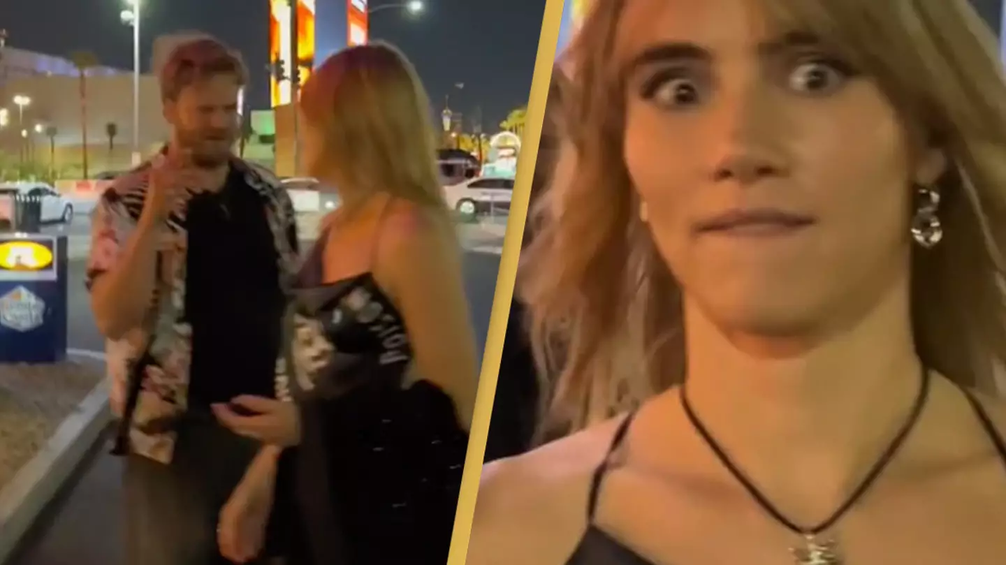 Clueless guy chats up Suki Waterhouse and asks her if she's got a boyfriend