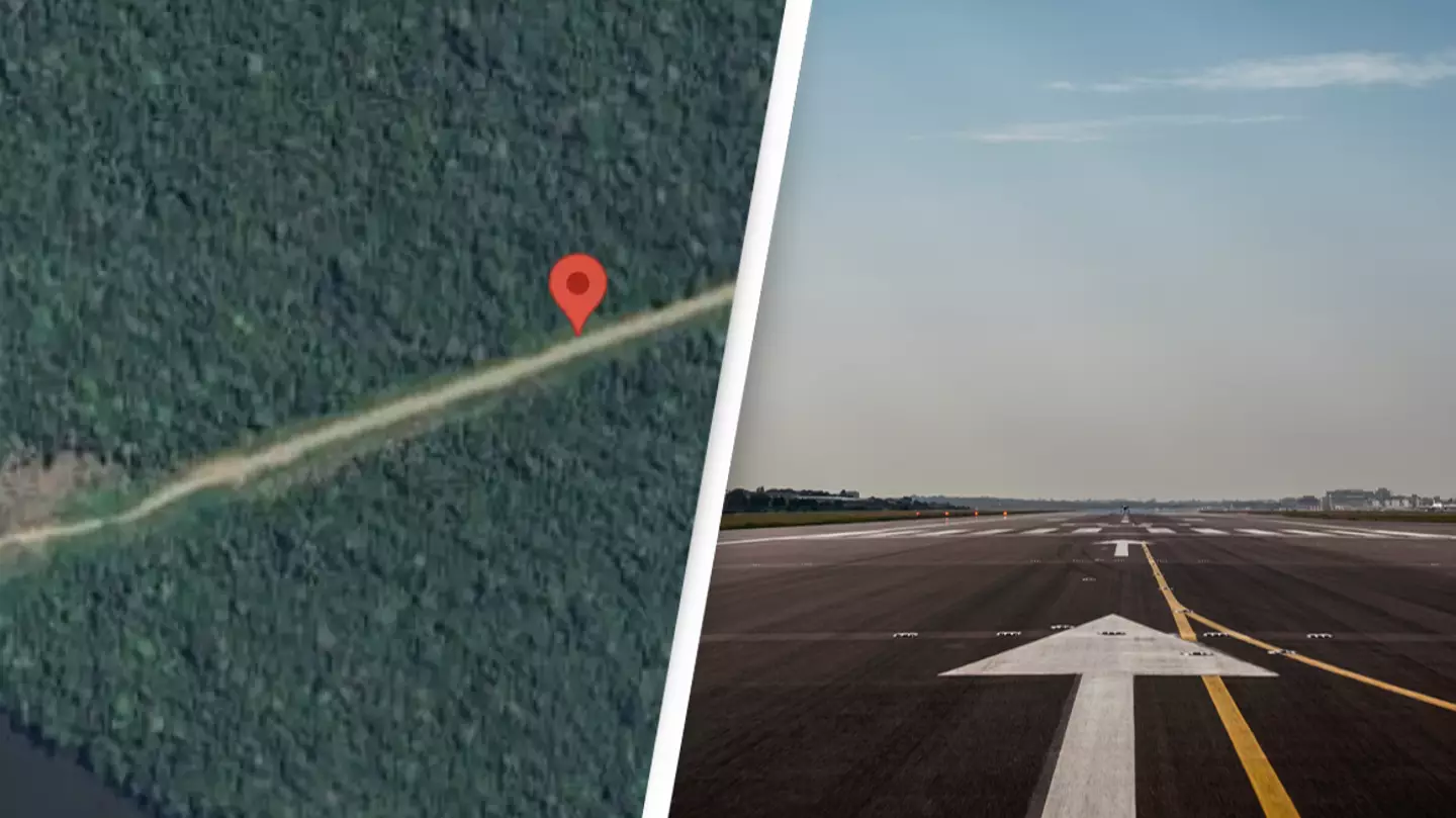 People left baffled after discovering isolated ‘runway’ in the middle of jungle on Google Maps